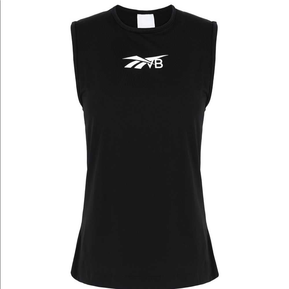 NWT Victoria Beckham Logo Muscle Tank